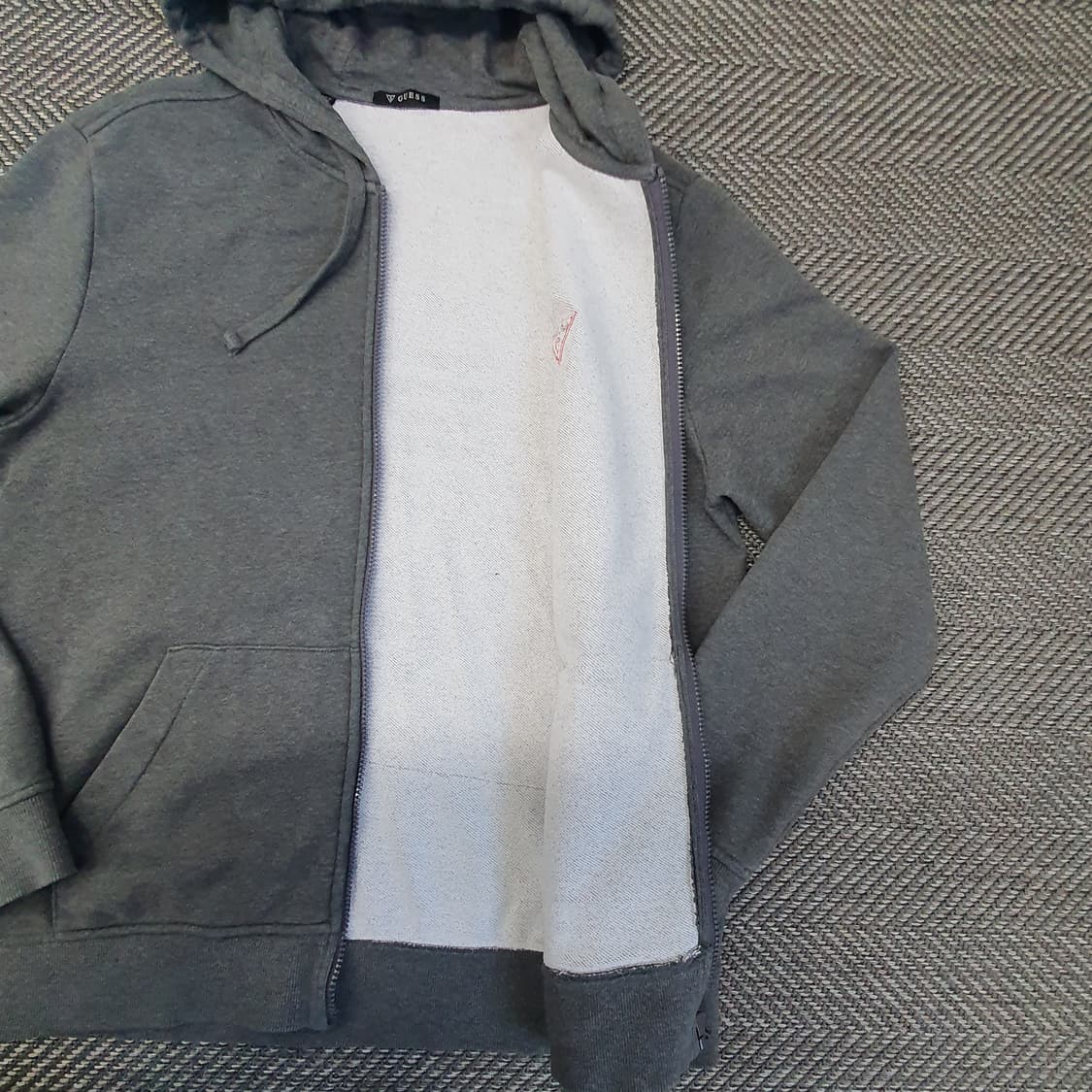 게스 기모 후드집업 남자105 상품이미지5