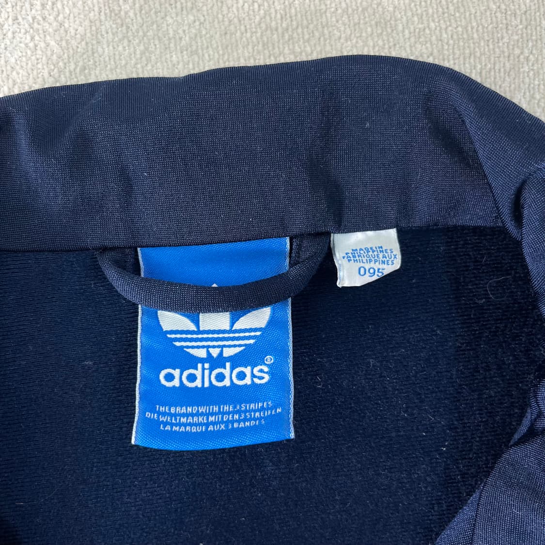 95 아디다스 파이어버드 네이비 트랙탑 져지 상품이미지3