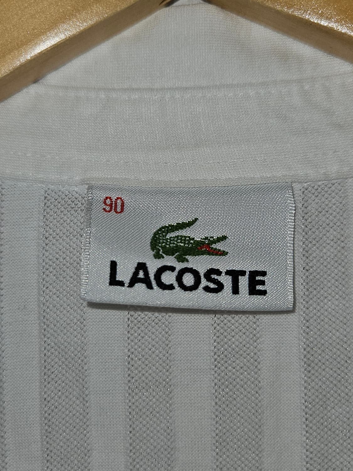 라코스테 우먼스 긴팔카라티 롱슬리브 시스루 크롭 탑 L 90 상품이미지4