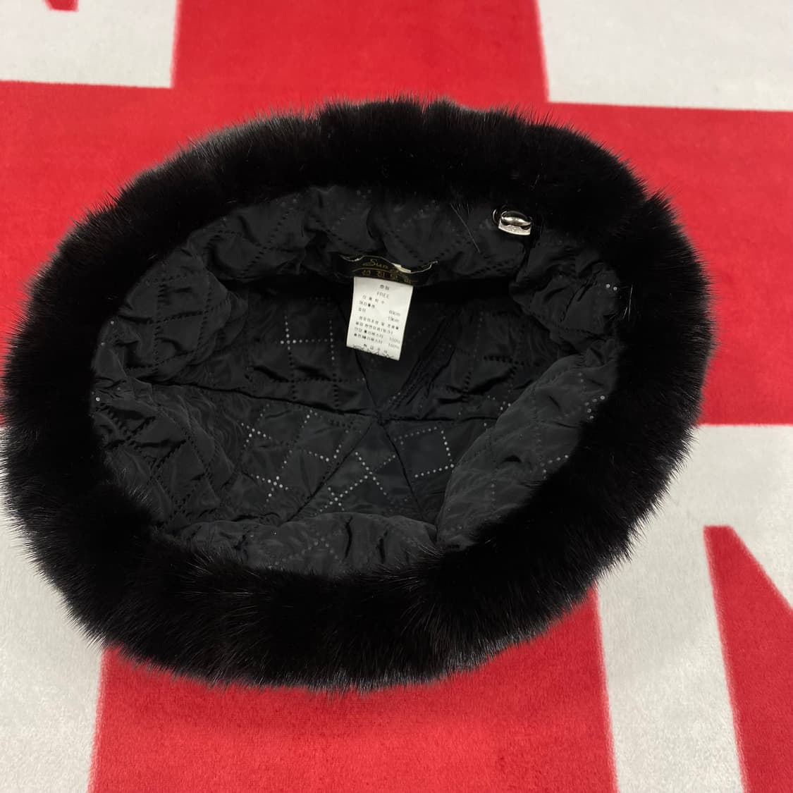 천연밍크 모자 여성용 상품이미지3