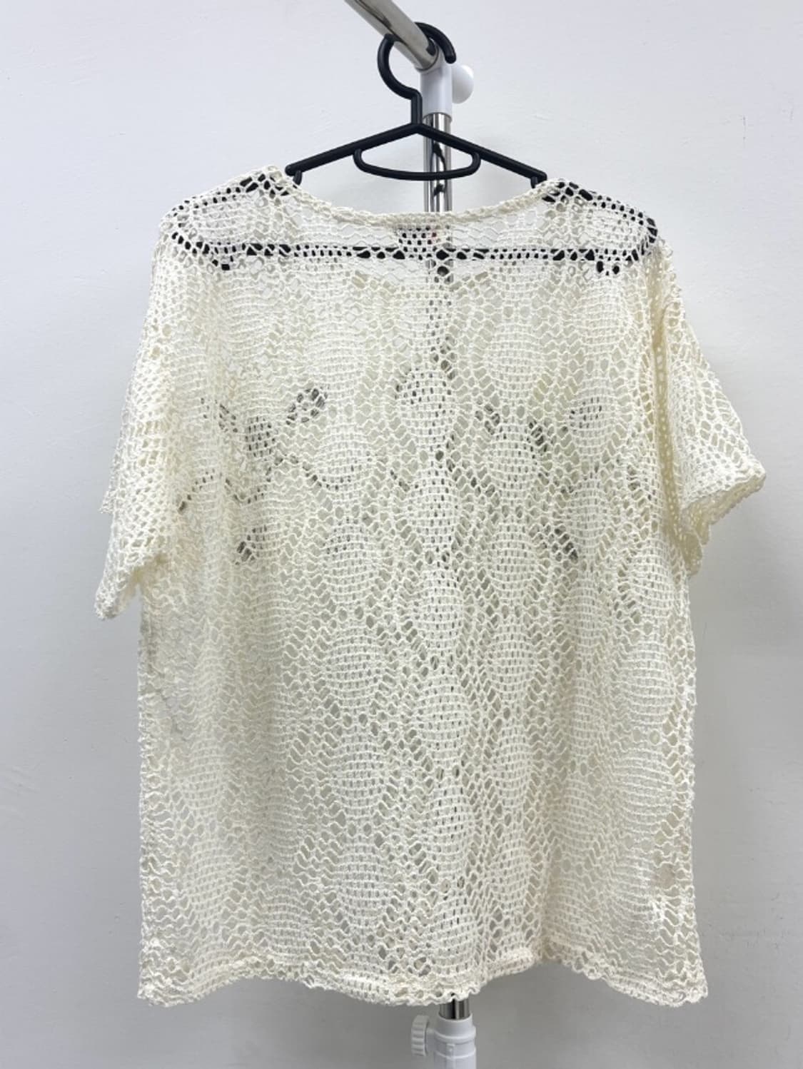 빈티지 아이보리 크로셰 반팔 상품이미지6
