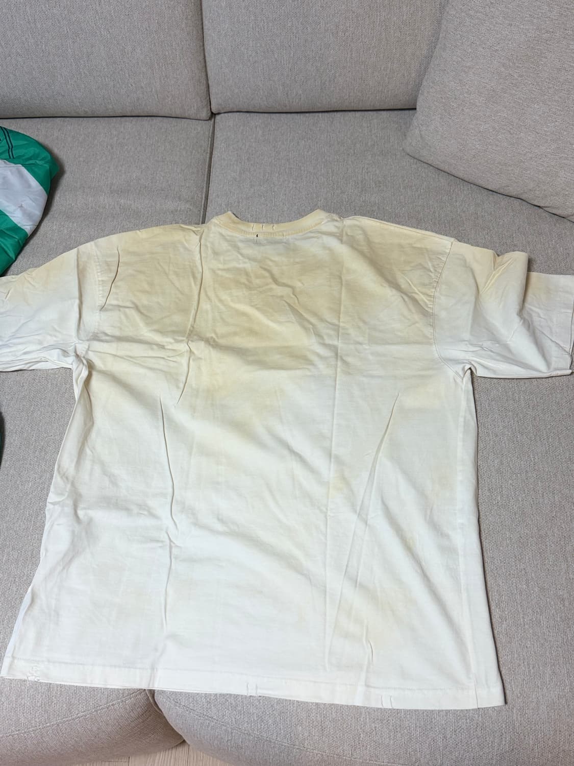 떠그 클럽 서바이버 락 티셔츠 화이트 실착 2회 상품이미지6