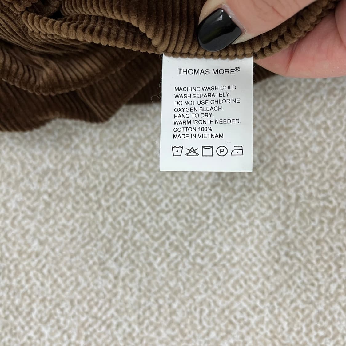 S 토마스모어 코듀로이 골덴 바지 0203M2 상품이미지3