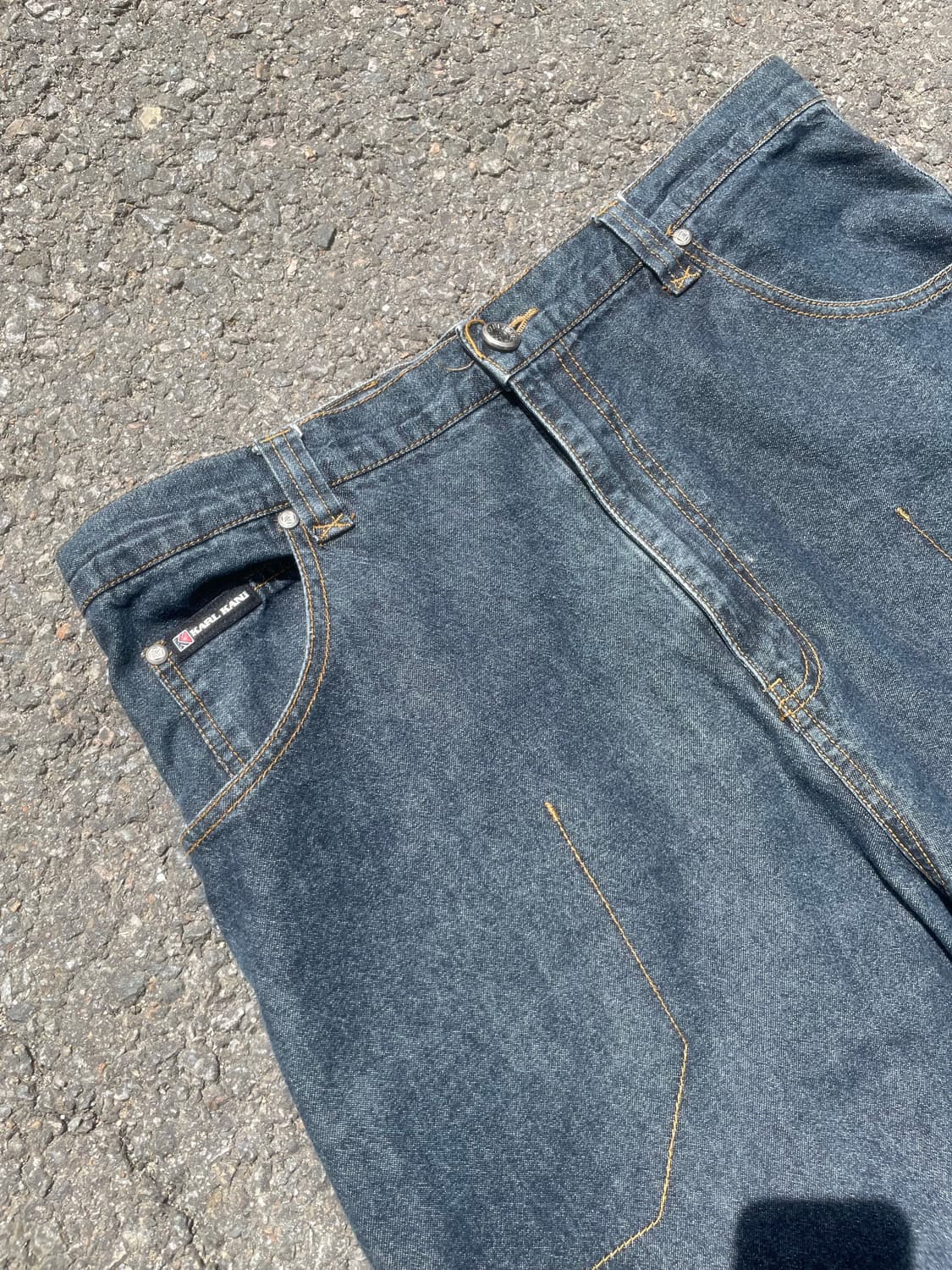 Karl Kani 칼카니 데님 배기 버뮤다 팬츠 상품이미지8