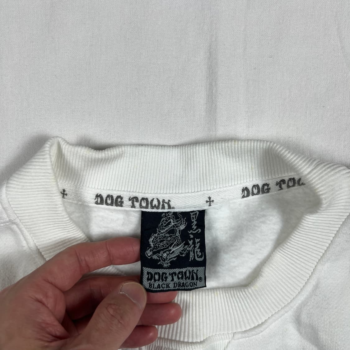 90’s 도그타운 dogtown 블랙드래곤 로고 맨투맨 상품이미지8