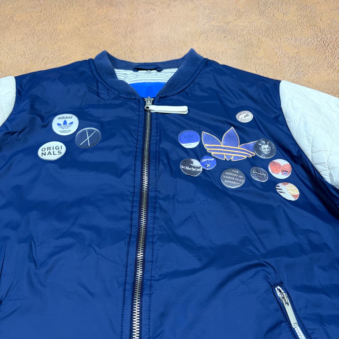 아디다스 패디드 네이비 자켓 상품이미지2