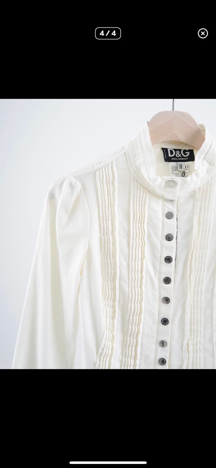 돌체앤가바나 화이트 자켓 셔츠 상품이미지6
