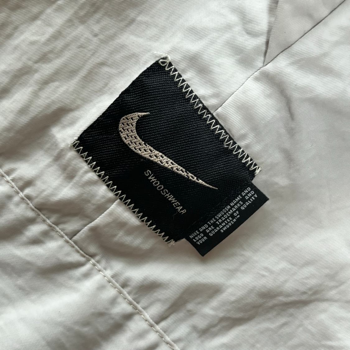 나이키 올드스쿨 나일론 바람막이 백로고 바스락 자켓 그 상품이미지5