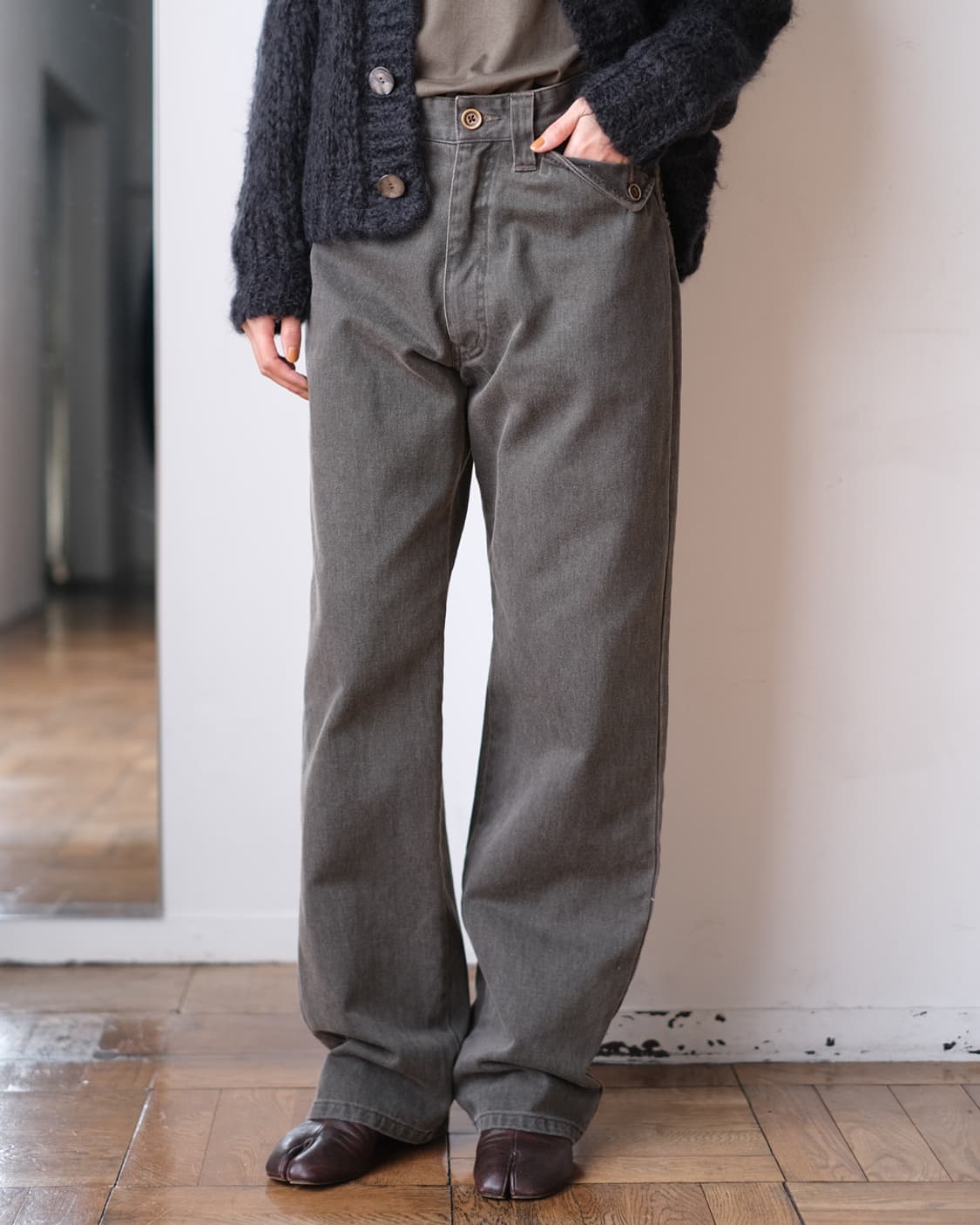 Fumika Uchida Katsuragi Straight Pants 상품이미지4