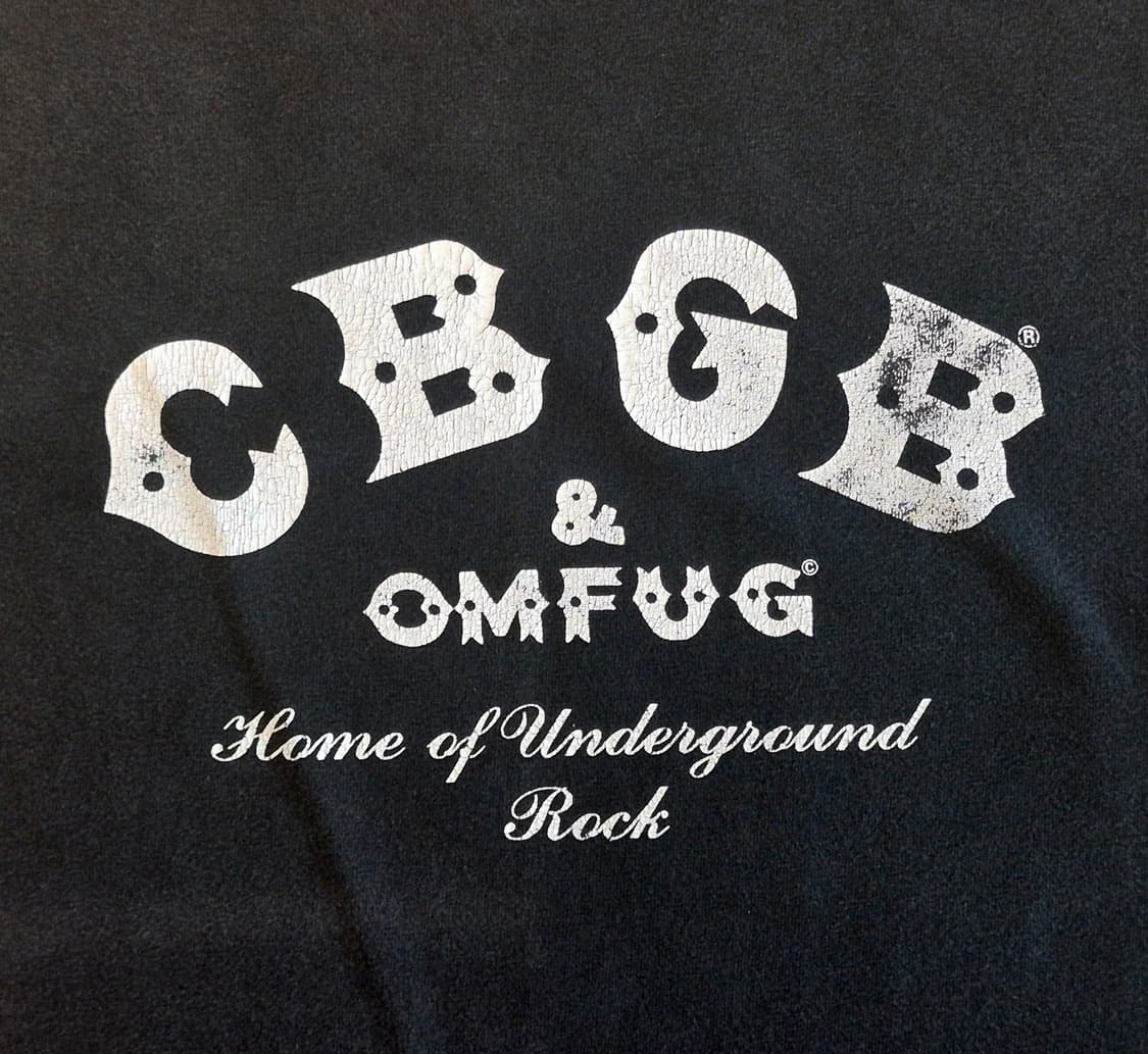 90's CBGB & OMFUG Vintage Tee (S) 상품이미지2