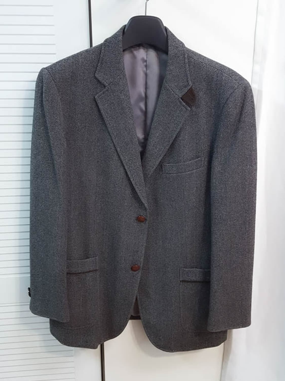 마에스트로 남성 모 캐시미어 헤링본 자켓  상품이미지1