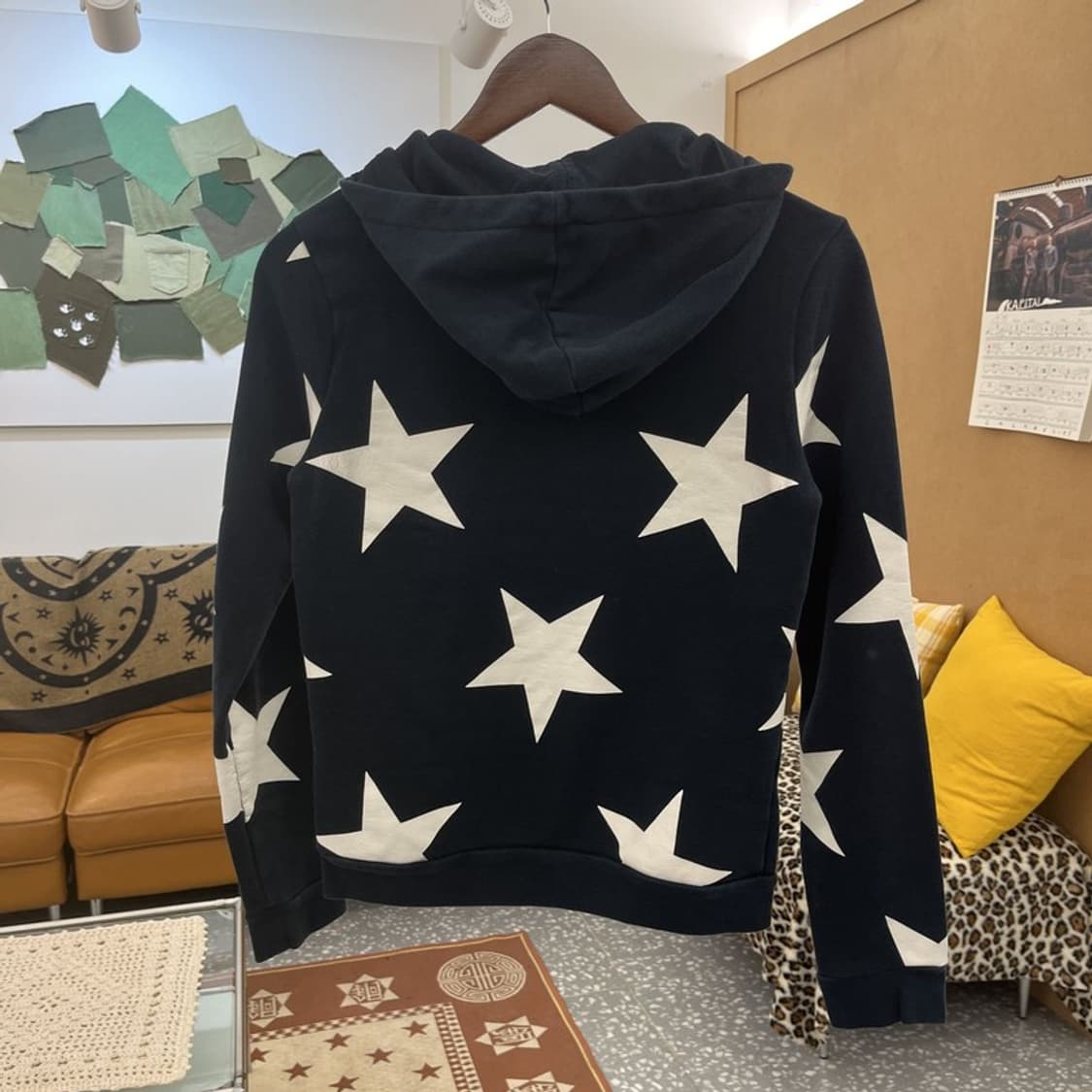 아디다스 스트릿 펑크 슈팅 스타 도트 후드티 85 C09855 상품이미지4