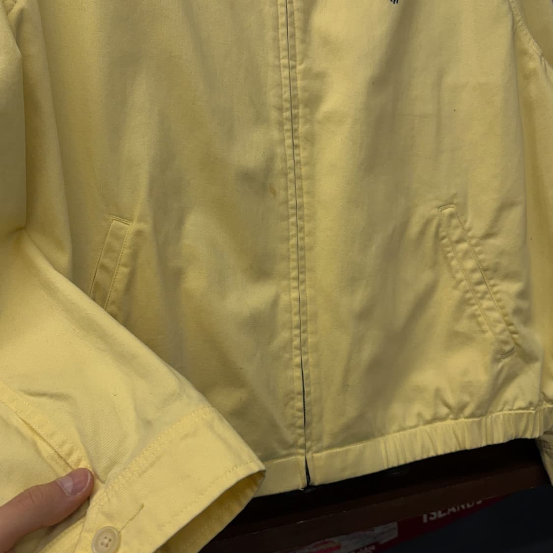 90s 폴로랄프로렌 옐로우 소프트 코튼 스윙탑 자켓 N179 상품이미지4