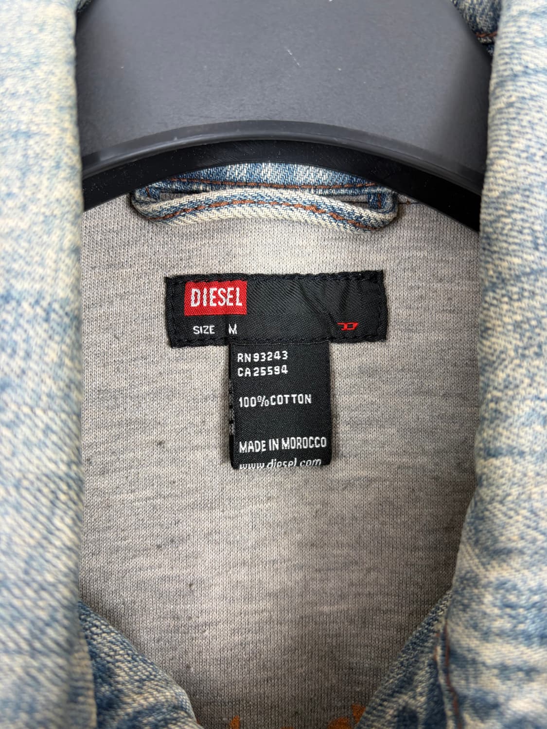 a250) 디젤 빈티지 워싱 데님자켓 상품이미지4