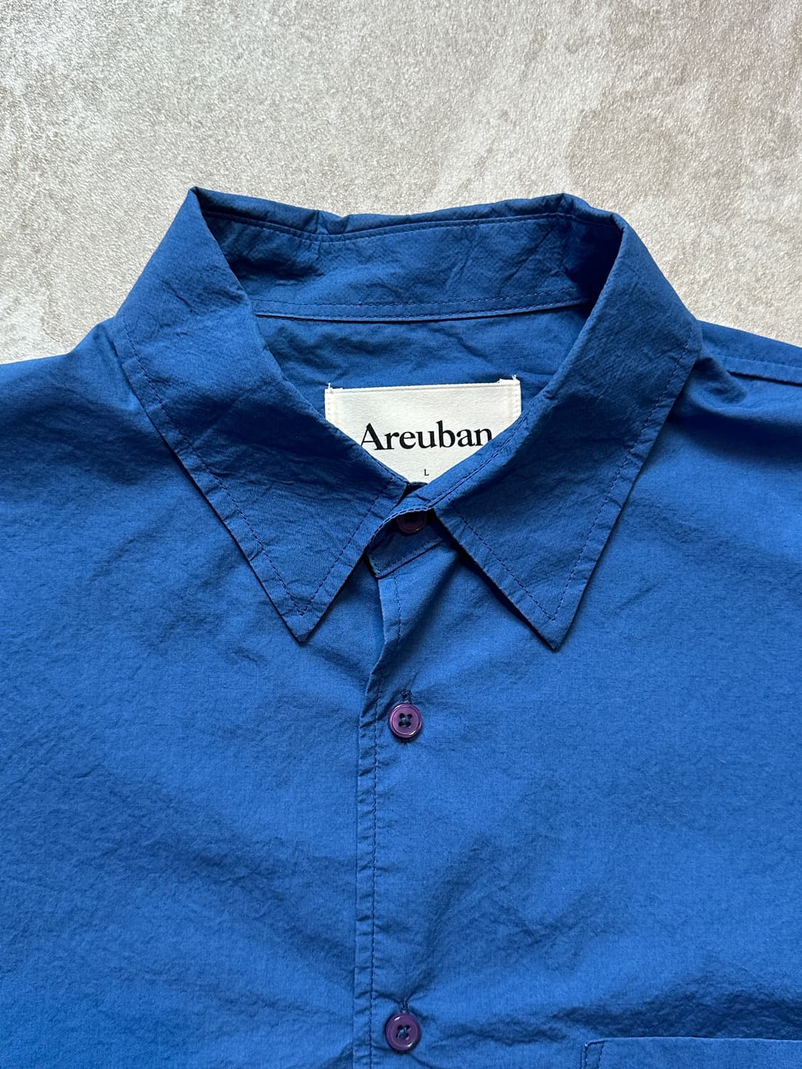 아르반 릴렉스드 블루라인 셔츠 울트라 마린 L 상품이미지4