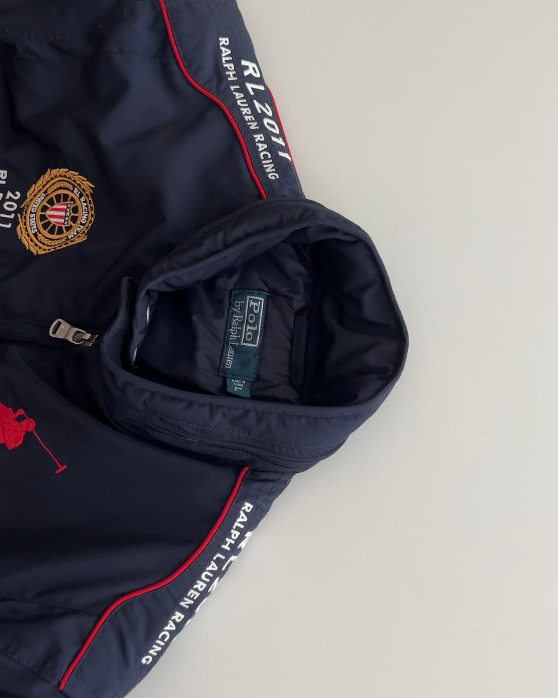 폴로 랄프로렌 레이싱 봄버 자켓 L 상품이미지5