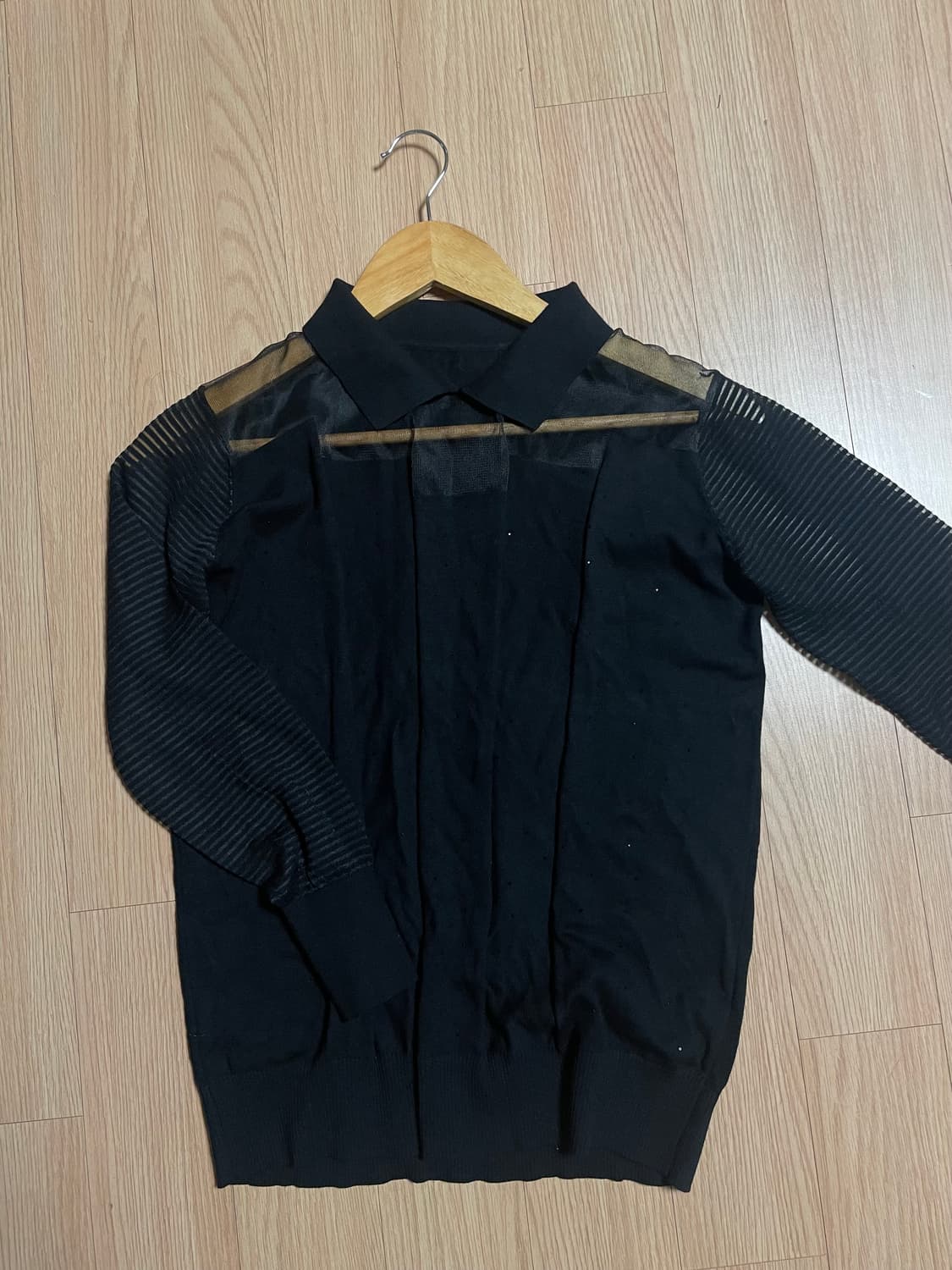 Dancho 시스루니트탑 상품이미지1