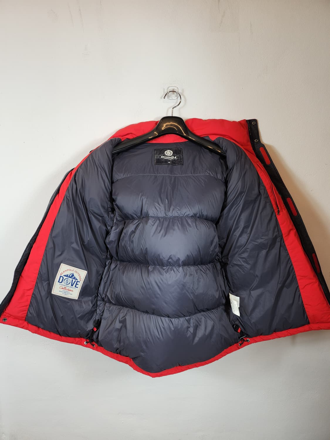 빈폴 아웃도어 빨간색 패딩 90-95 S 상품이미지5