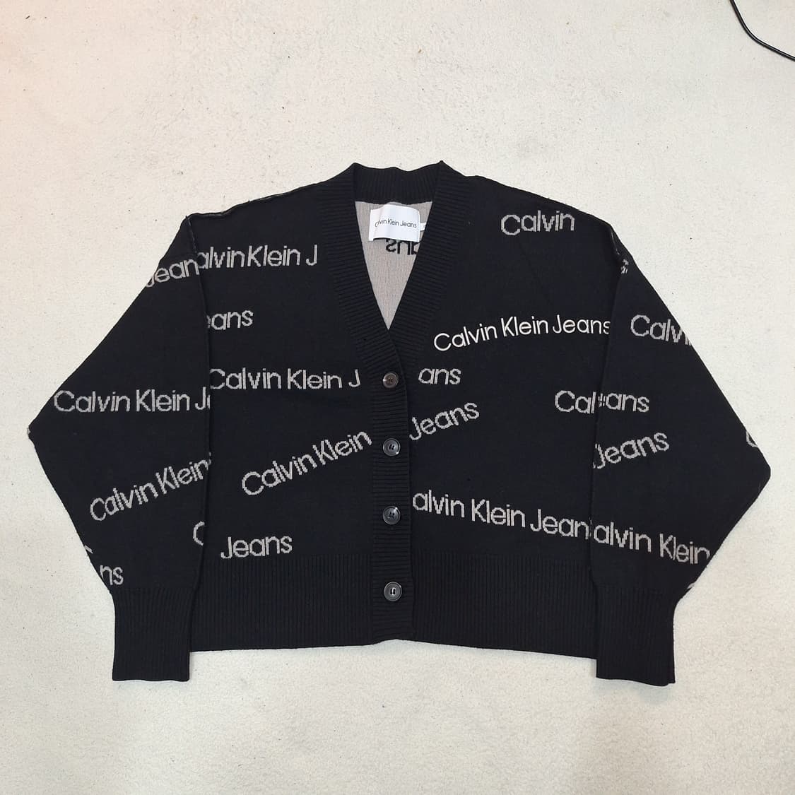 캘빈클라인  크롭가디건XS 상품이미지1