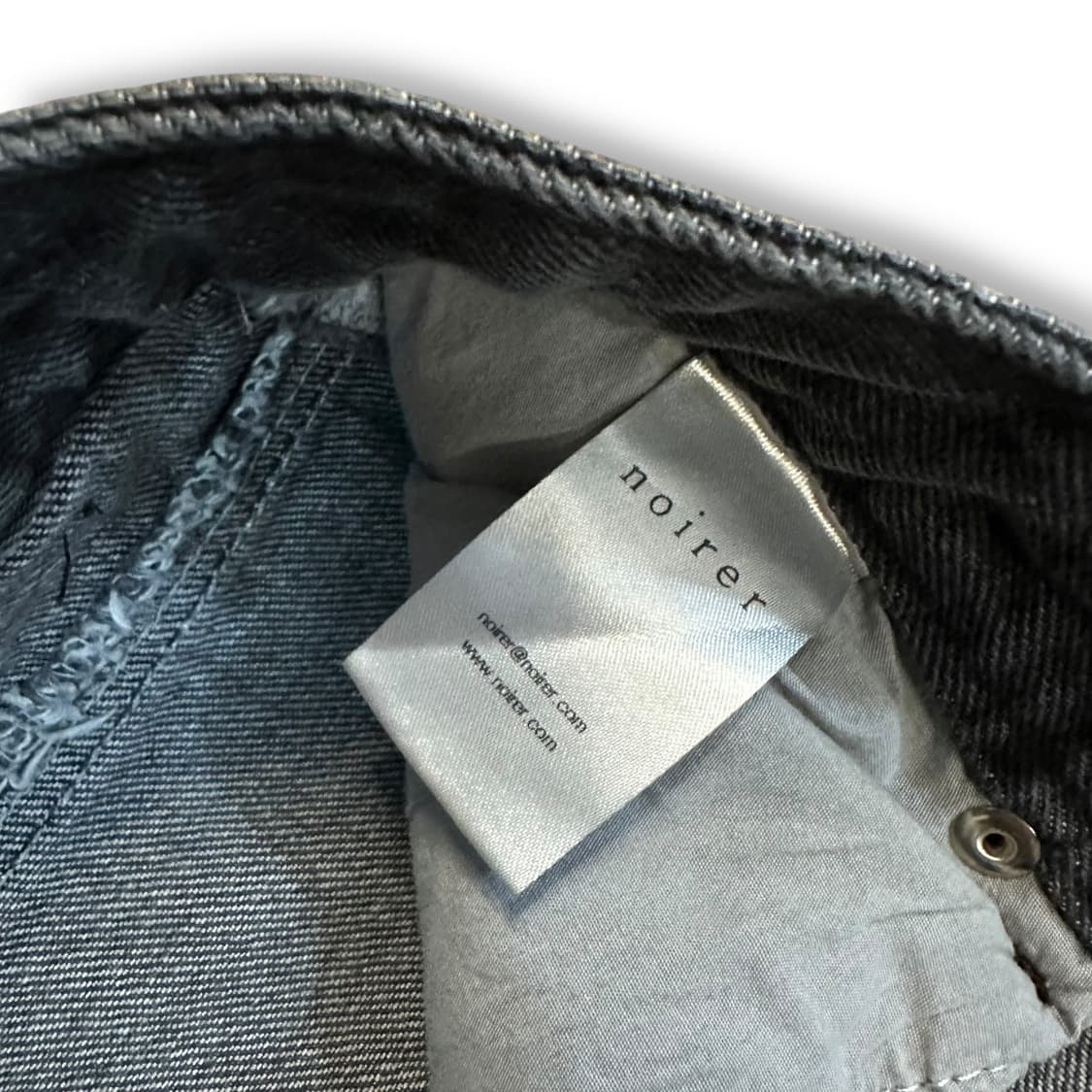 노이어 워싱 와이드 데님 팬츠 상품이미지6