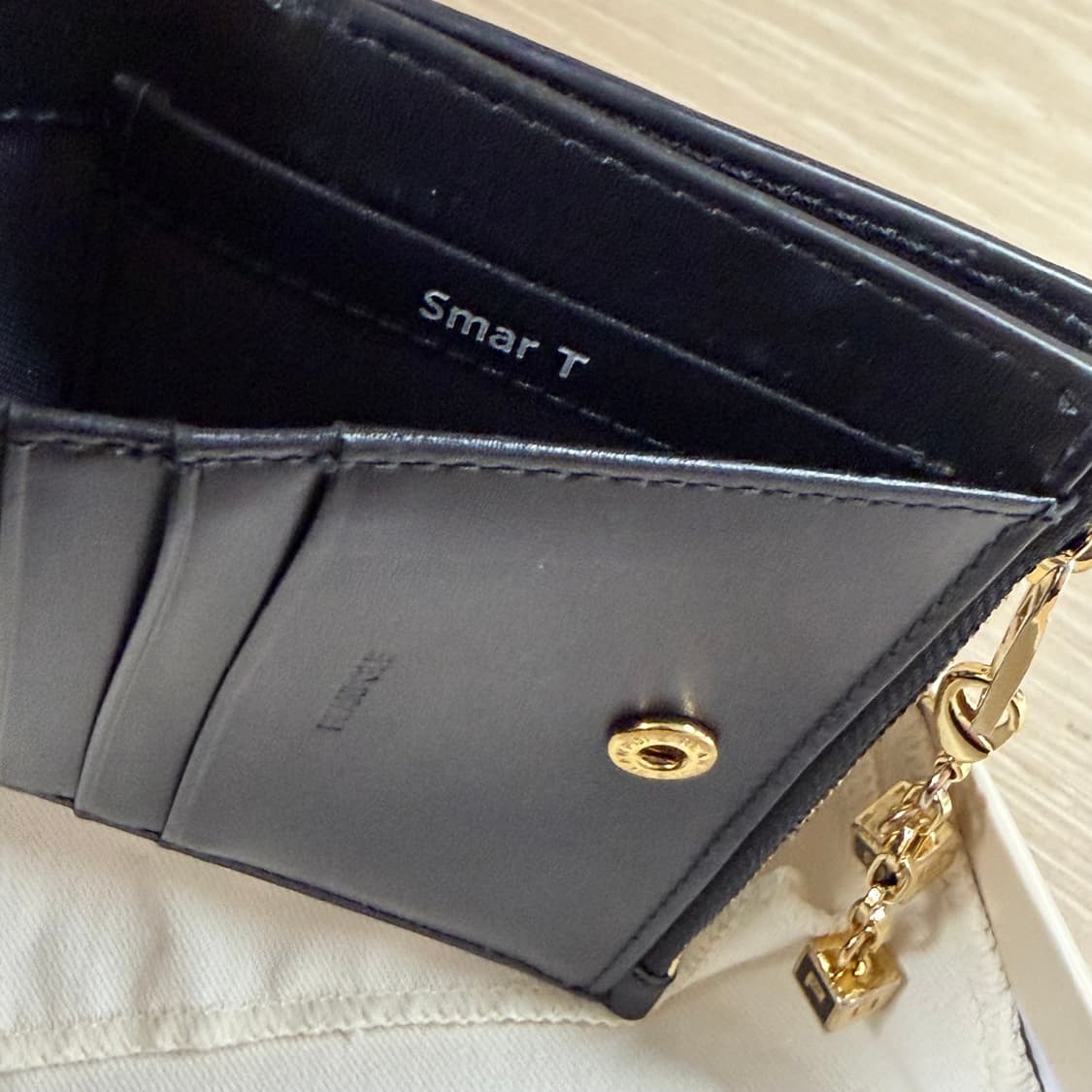 (급처)빈폴 루시 미니지갑 블랙 상품이미지3