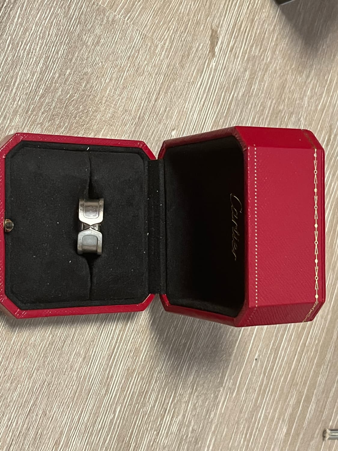 Cartier 더블C데코링 62호 18K 화이트골드 13.32g 상품이미지1