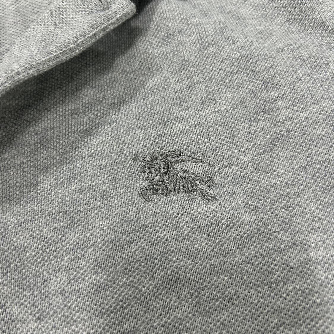 버버리 그레이 반팔 폴로티 m 상품이미지3