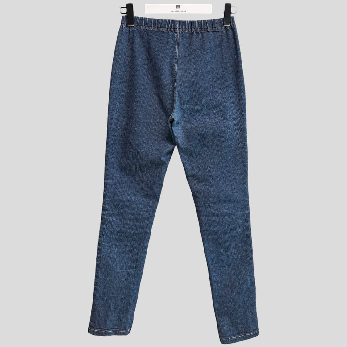 (여성M)Plantation 이세이미야케 밴딩 데님 레깅스 팬츠 상품이미지5