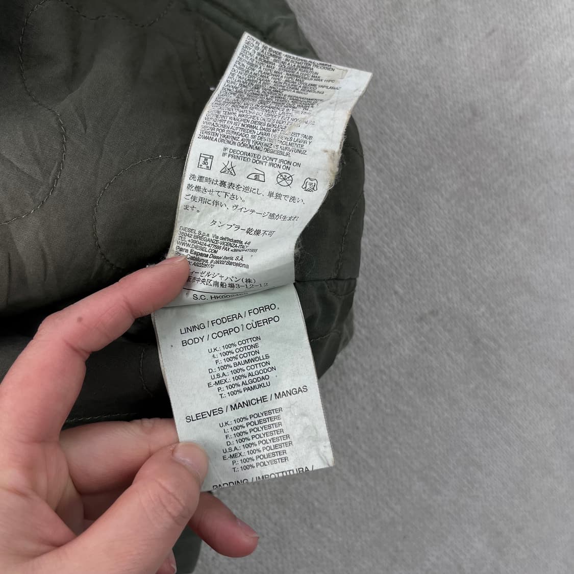 100 디젤 빈티지 필드 후드 야상 자켓 상품이미지9