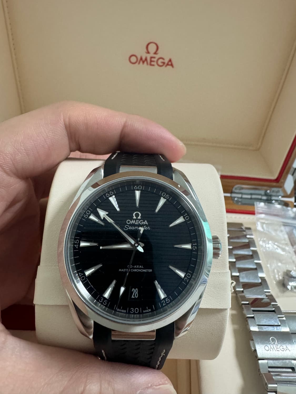 오메가 아쿠아테라 41mm 블랙 가로티크 판매 or 교환 상품이미지2