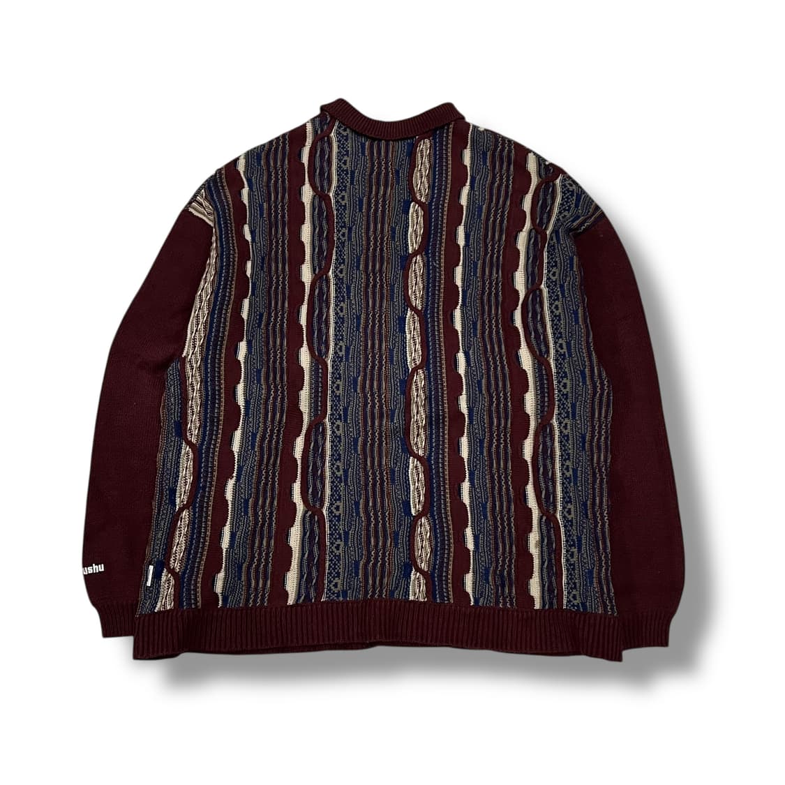 빈티지 에스닉 케이블 카라니트 s08700 상품이미지3