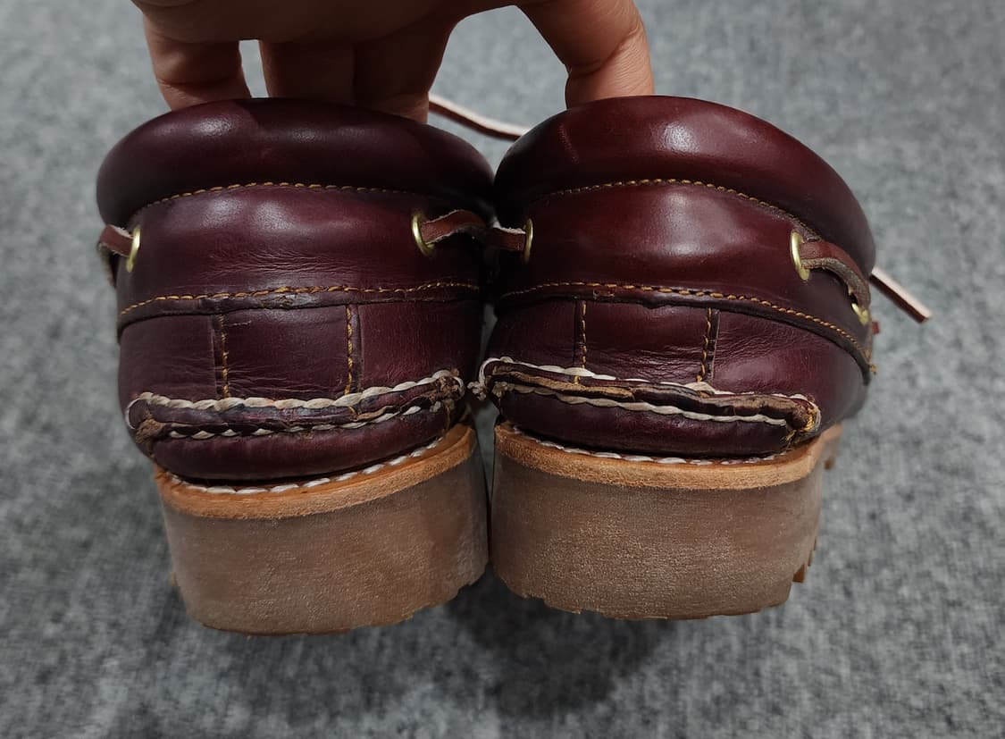 팀버랜드 클래식 3아이 보트 슈즈 버건디 270 상품이미지7