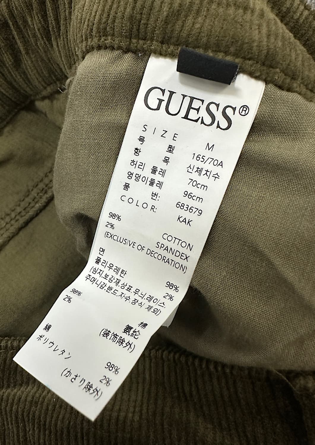 게스 코듀로이 와이드 팬츠 29-30인치  상품이미지3
