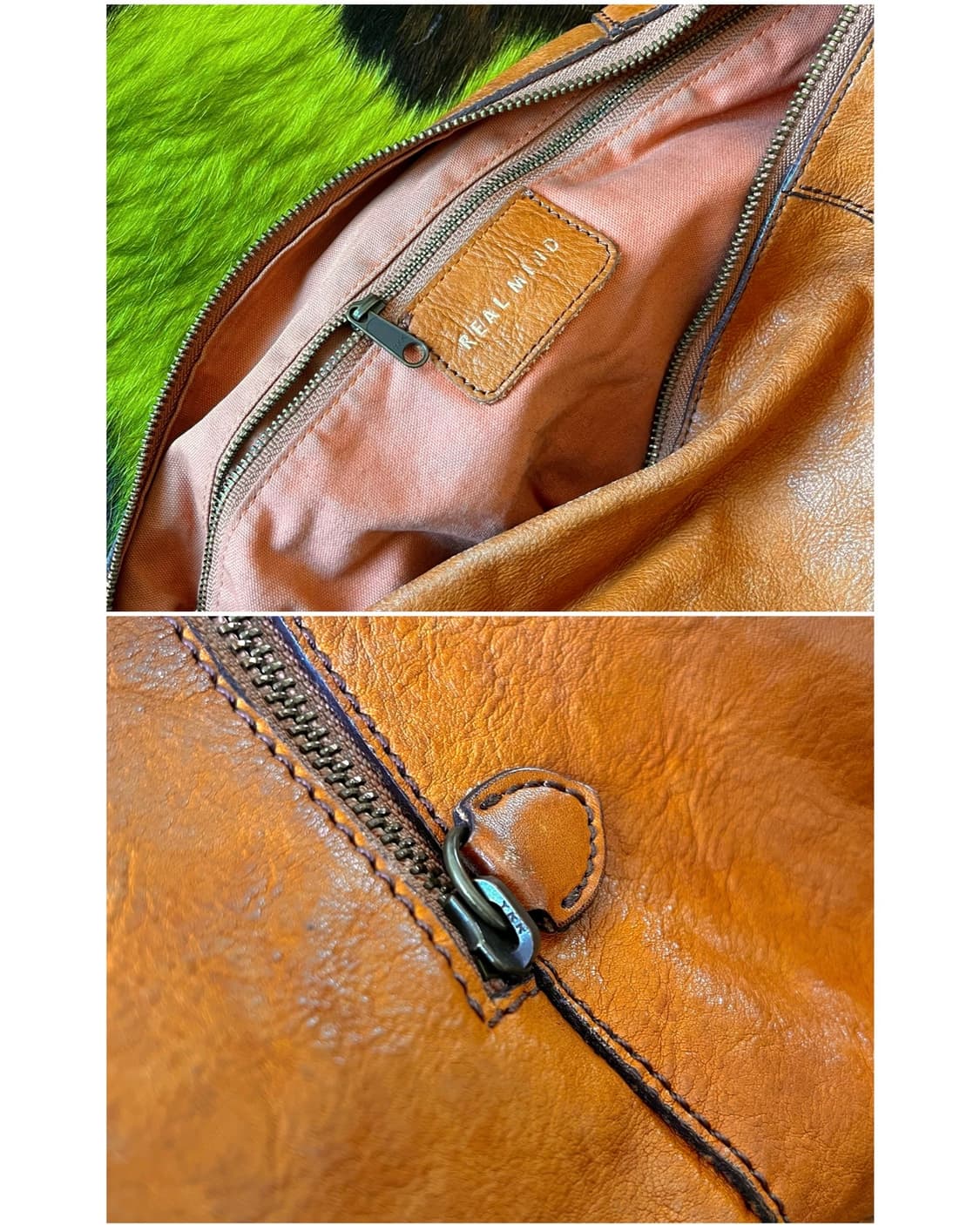 REAL MIND Japan Cowhide Old Sling Bag 상품이미지10