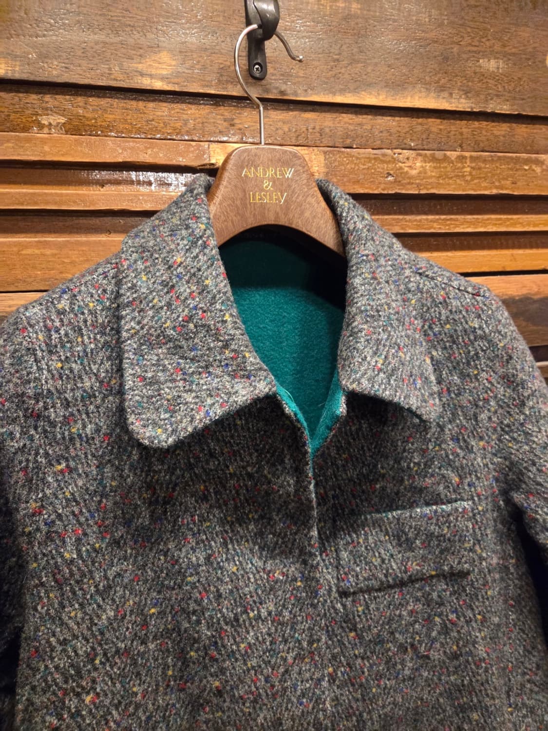 프랑스 메이드 도네갈 트위드코트 상품이미지8