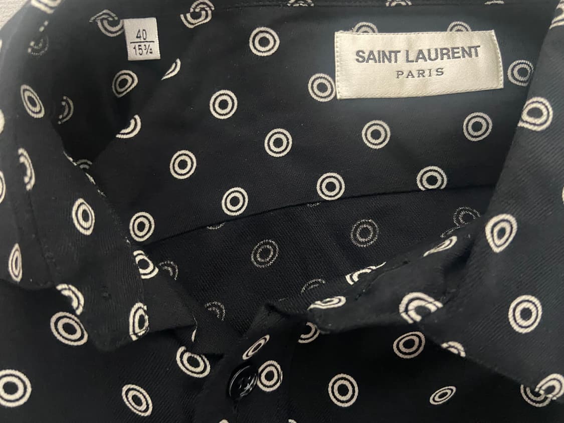 생로랑 도트 셔츠 40 상품이미지3