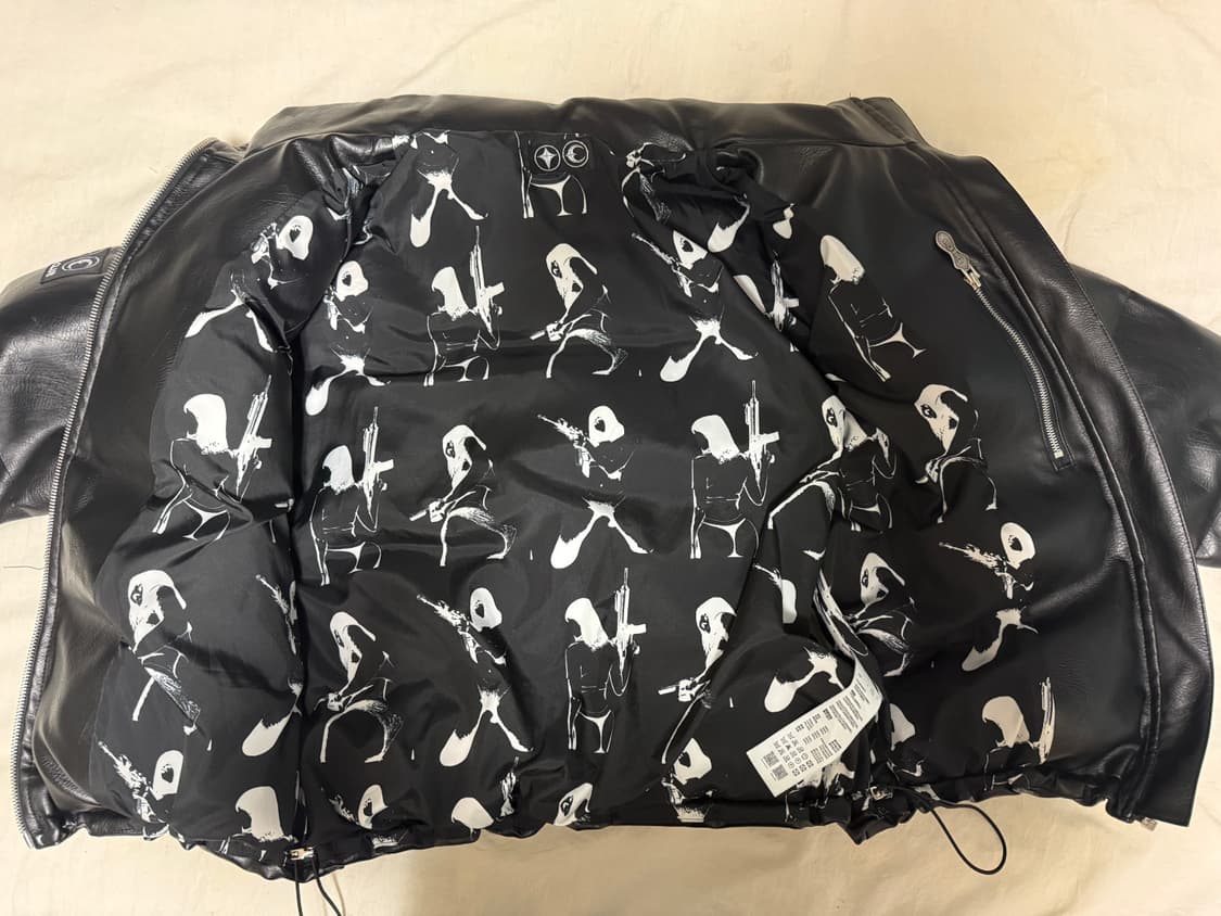 떠그클럽 레더 퍼퍼 자켓 2사이즈 상품이미지3