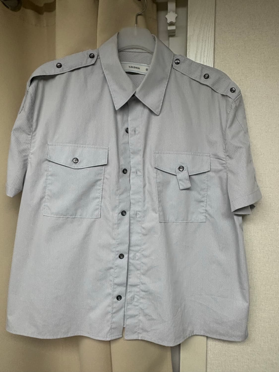 [사이즈:2(라지)] 웨이비니스 오리가미 반팔셔츠 상품이미지2