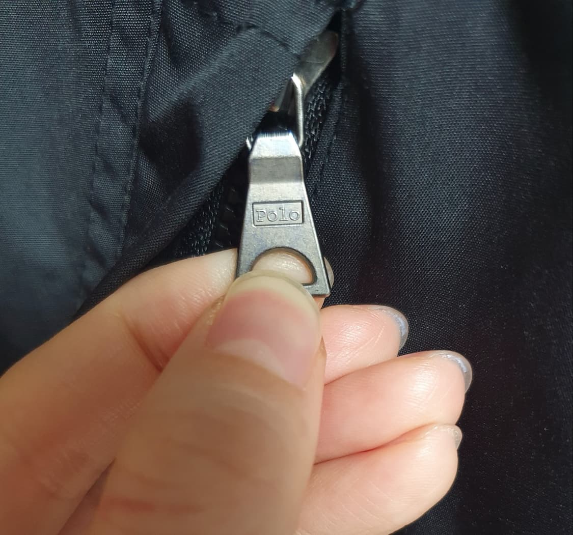 폴로 랄프로렌 집업 라이트 자켓 블랙 레드포니 / L 상품이미지7