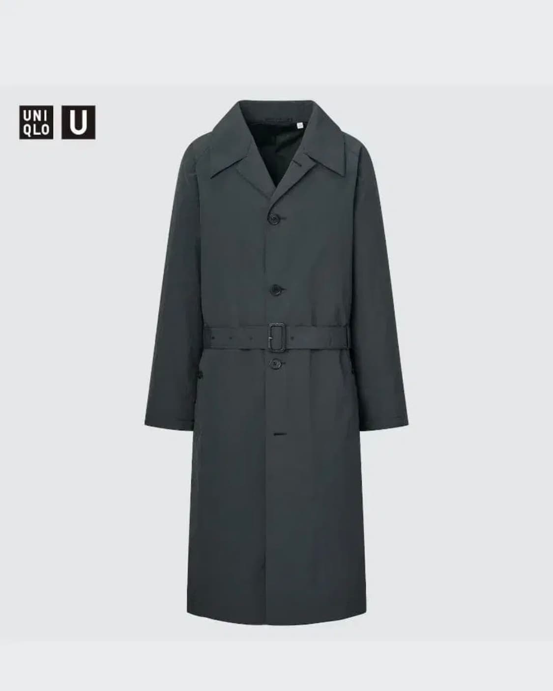 유니클로U 트렌치 코트 XL 다크그레이 상품이미지1