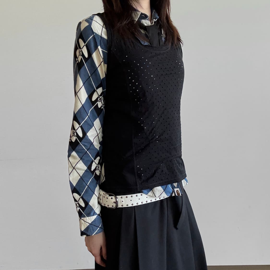 Issey Miyake Perforated Panel Sleeveless 상품이미지2