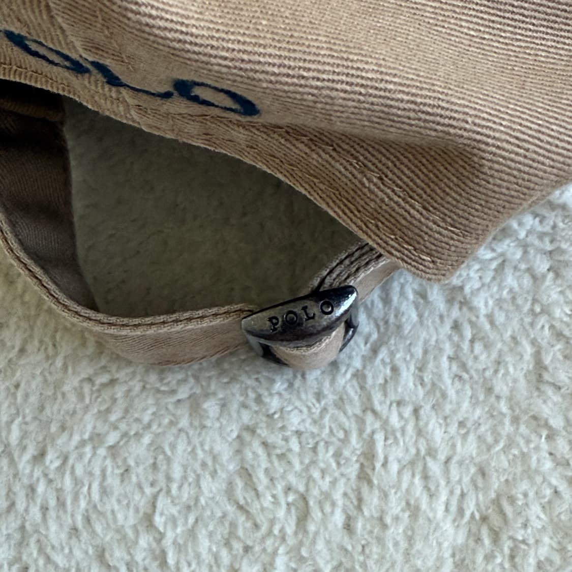 폴로랄프로렌 치노 볼캡 모자 베이지 상품이미지5