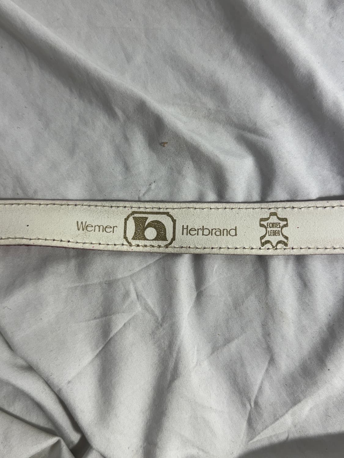 Werner herbrand 테디베어 장식 레더 벨트  상품이미지5