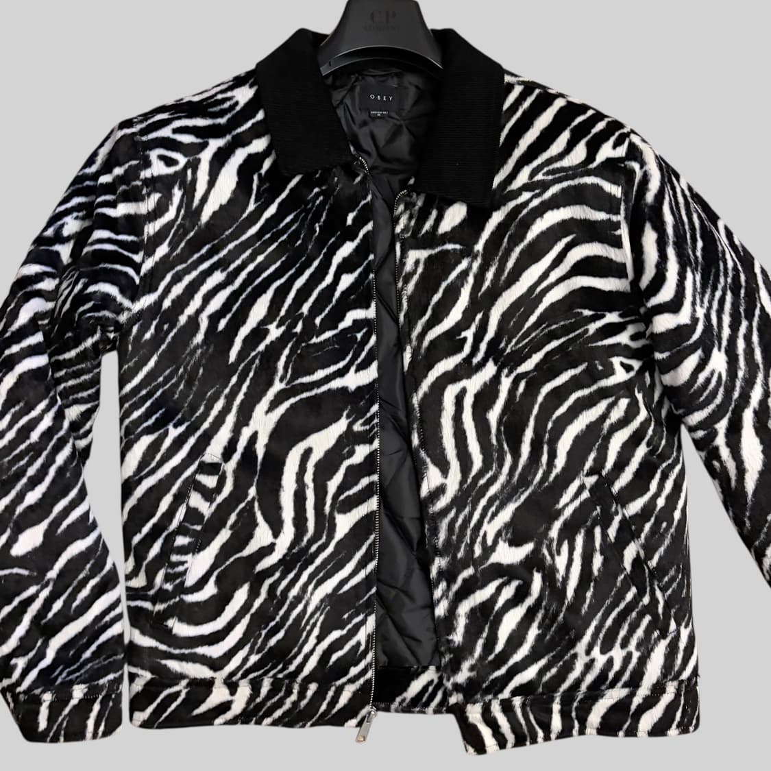 오베이 지브라 퍼 자켓 M 상품이미지1