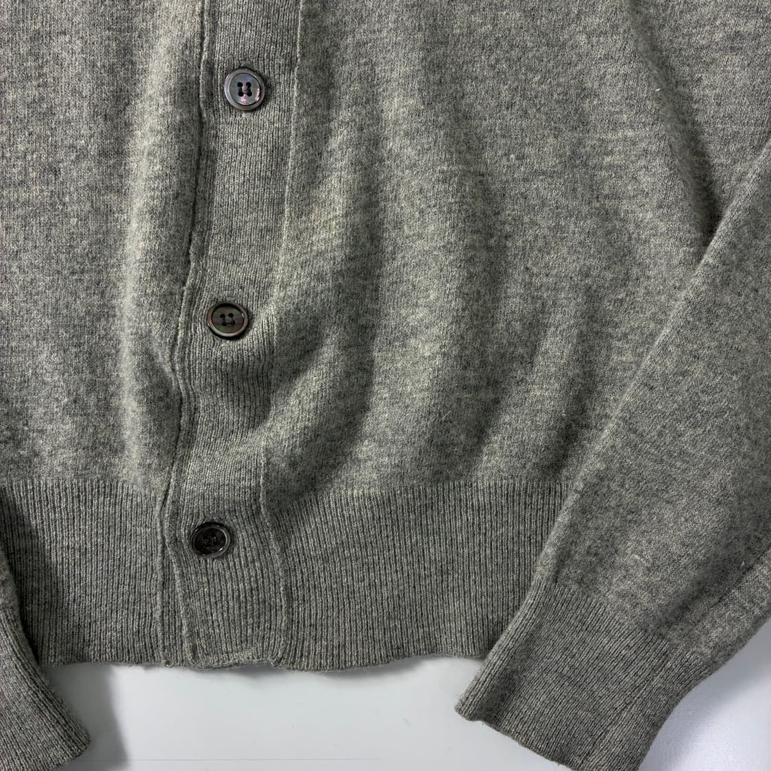 Comme des Garcons 꼼데가르송 라이트그레이 블랙와펜 가디건 상품이미지4