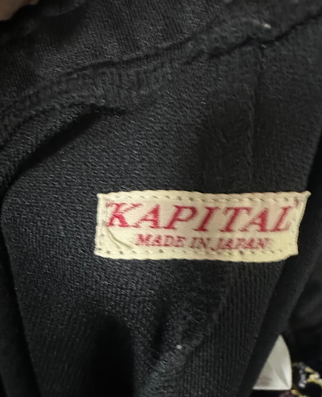 캐피탈 스카테이프 수베니어 트랙팬츠 블랙 상품이미지4