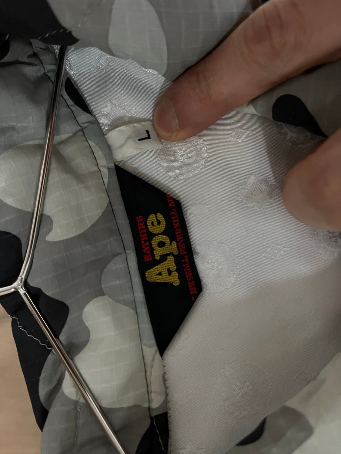 베이프 90‘s 아카이브 ABC카모 코치 경량패딩 자켓 상품이미지3