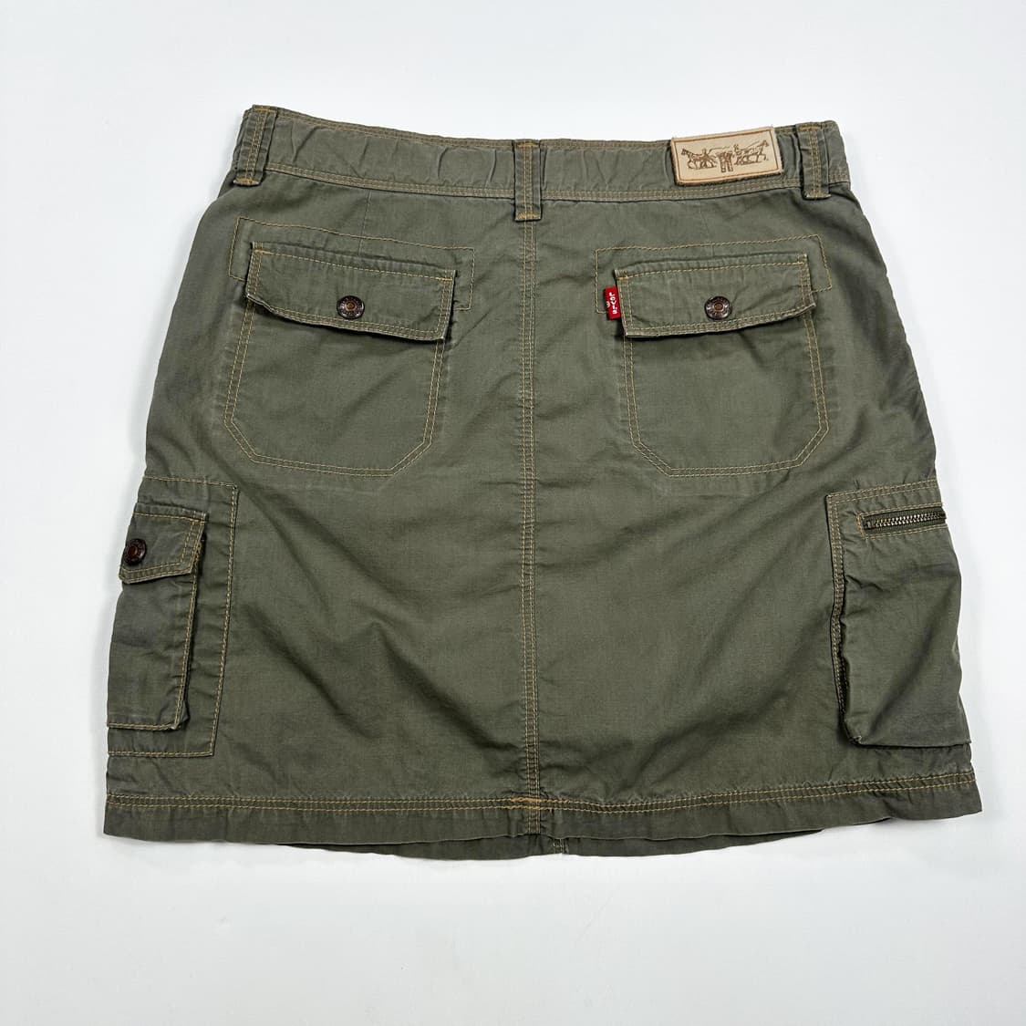 리바이스 오리지널 레드탭 카키 스커트 치마 (28인치 여성추천) 상품이미지2