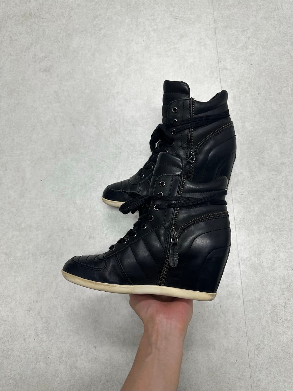 Ash 아쉬 레더 웨지힐 상품이미지3