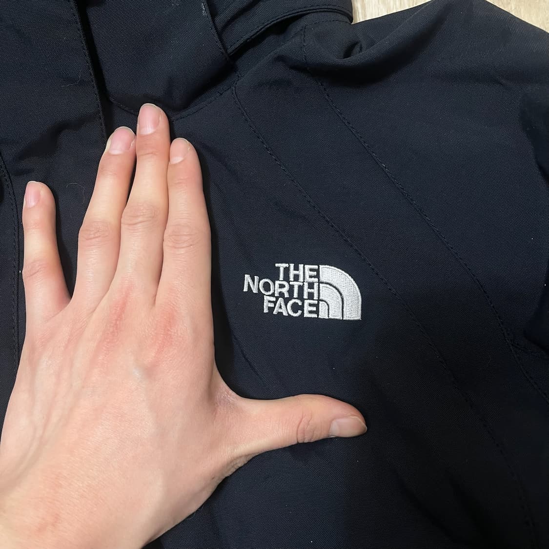 노스페이스 로고 하이벤트 후드 바람막이 점퍼 L/100 상품이미지5